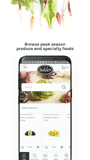 Android application Baldor Specialty Foods screenshort