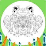 Cover Image of Download Frog Mandala Coloring  APK