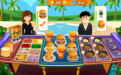 Burger Fever Kitchen Cooking Games Modern Cooking