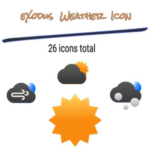 Android application Venus Weather Icons Kustom screenshort