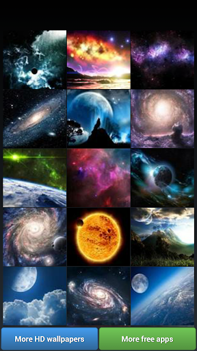 Android application Galaxy Universe HD Wallpapers screenshort