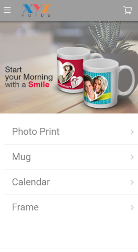 Android application XYZ Fotos screenshort