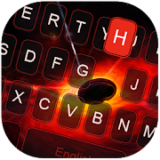 Galaxy Black Hole 3D Keyboard Theme