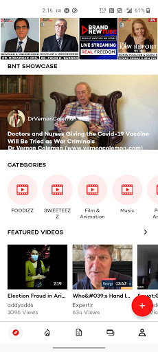 Android application BrandNewTube screenshort