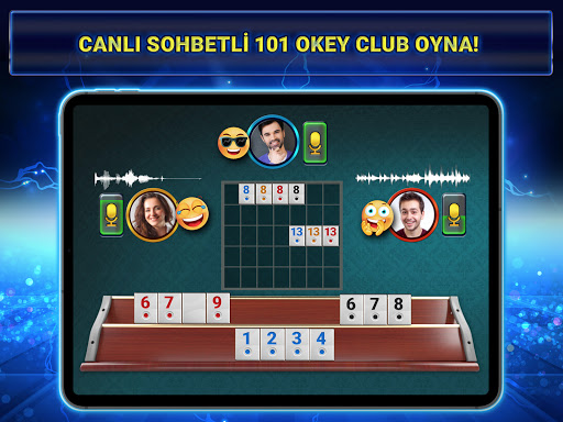 101 Okey Club - Sesli & Yeni 101 Yu00fczbir Okey Plus 7.3.18 screenshots 15