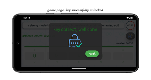 Cryptex Quiz Screen 3