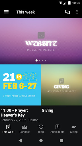 Android application The Good Shepherd Church screenshort