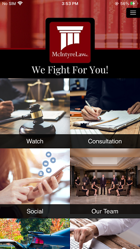Android application McIntyre Law screenshort