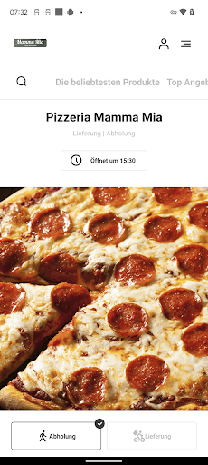Android application Pizzeria Mamma Mia Castrop screenshort