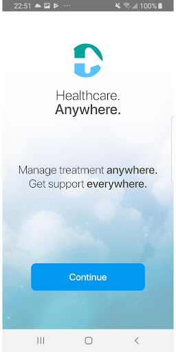 Android application Healthcare.Anywhere. screenshort
