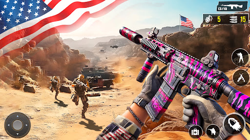 Fps Games Offline Gun Shooting screenshots 2