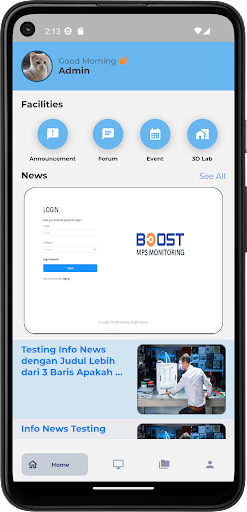 Android application Makerspace screenshort