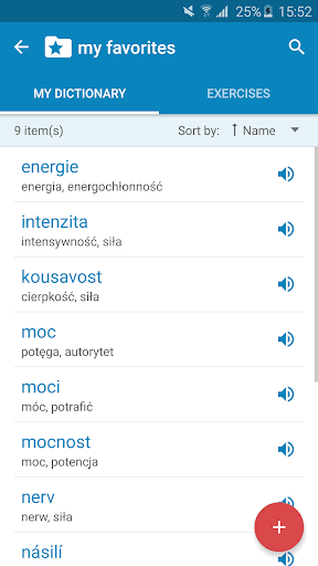 Czech-Polish Dictionary screenshot 7