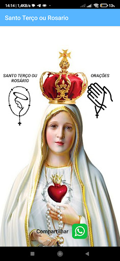 Android application Santo Terço ou Rosário screenshort