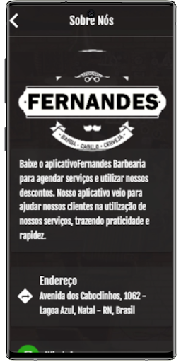 Barbearia Fernandes Screen 3