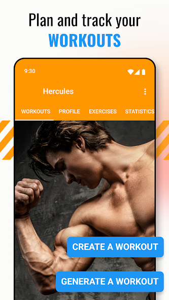 Бодибилдинг фитнес Геркулес 2.50.0 APK + Мод (Unlimited money) за Android