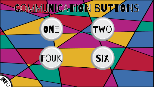 Android application Communication Buttons Squares: screenshort