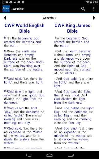 Android application Crossword Project Bible screenshort