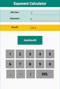 Captura 3 Calculadora de exponentes android