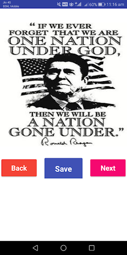 Android application Conservative Political Quotes screenshort