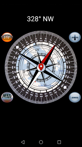 Android application Compass screenshort