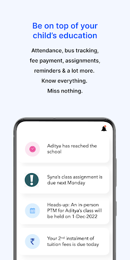 Android application Ether: Everything about school screenshort