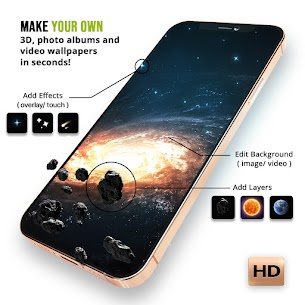 Wave Live Wallpapers Maker 3D v5.5.1 MOD APK (Premium Unlocked) Free For Android 5