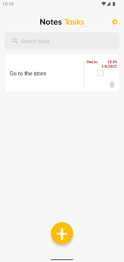 RememberIT Notes and Tasks Screen 2