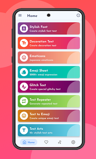 Android application Stylish Font - Text Generator screenshort
