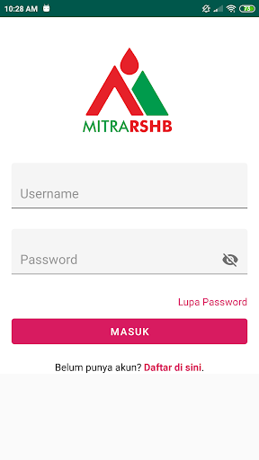 Android application Mitra RSHB screenshort