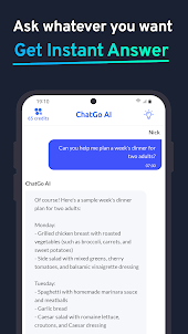 ChatGo - 助理人工智慧聊天機器人