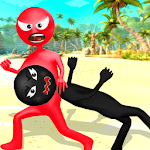 Cover Image of Download Super Hero Stickman Fight Game  APK