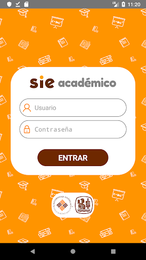 Android application SIE Académico screenshort