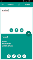 screenshot of German-Turkish Translator