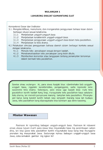 Bahasa Jawa Sastri Basa 12 K13 Screen 3