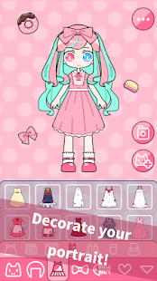 Cute Girl Avatar Maker Screenshot