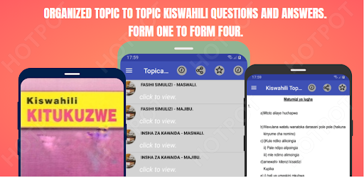 Kiswahili: Topical Questions Screen 2