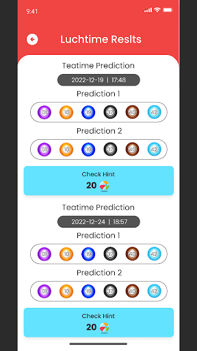 UK 49 Predictions Screen 2