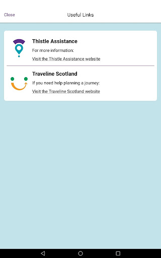 Thistle Assistance Card Screen 3