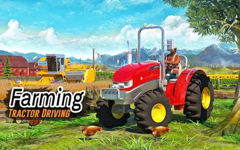 Tractor Driving Game Simulator