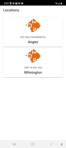 NSD APP Screen 2