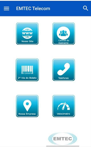 Android application EMTEC Telecom - Mato Grosso screenshort