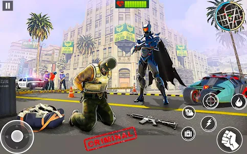 Bat Hero Man Grand Theft