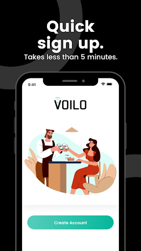 Voilo Pay : Business & Charity Screen 2