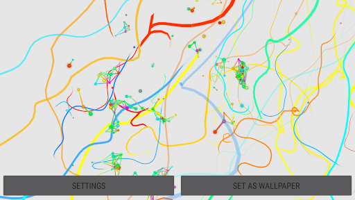 Flow Particles 3D Live Wallpap