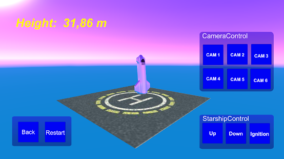 Starship 3D Landing Simulation 7.0 APK screenshots 8