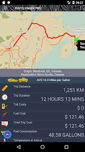 Route Pro - Route Travel Cost