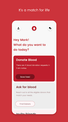 Android application itsamatch (Beta) screenshort