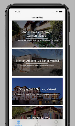 Android application Virtual Museum screenshort
