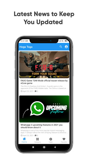 Android application Hoga Toga - Tech News screenshort